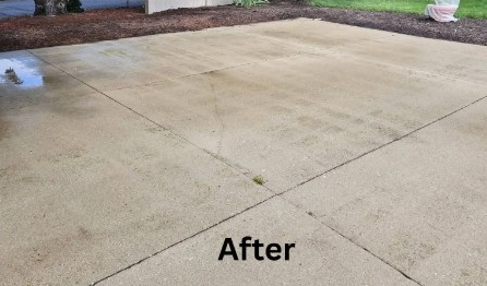 Before and after Paver Sealing